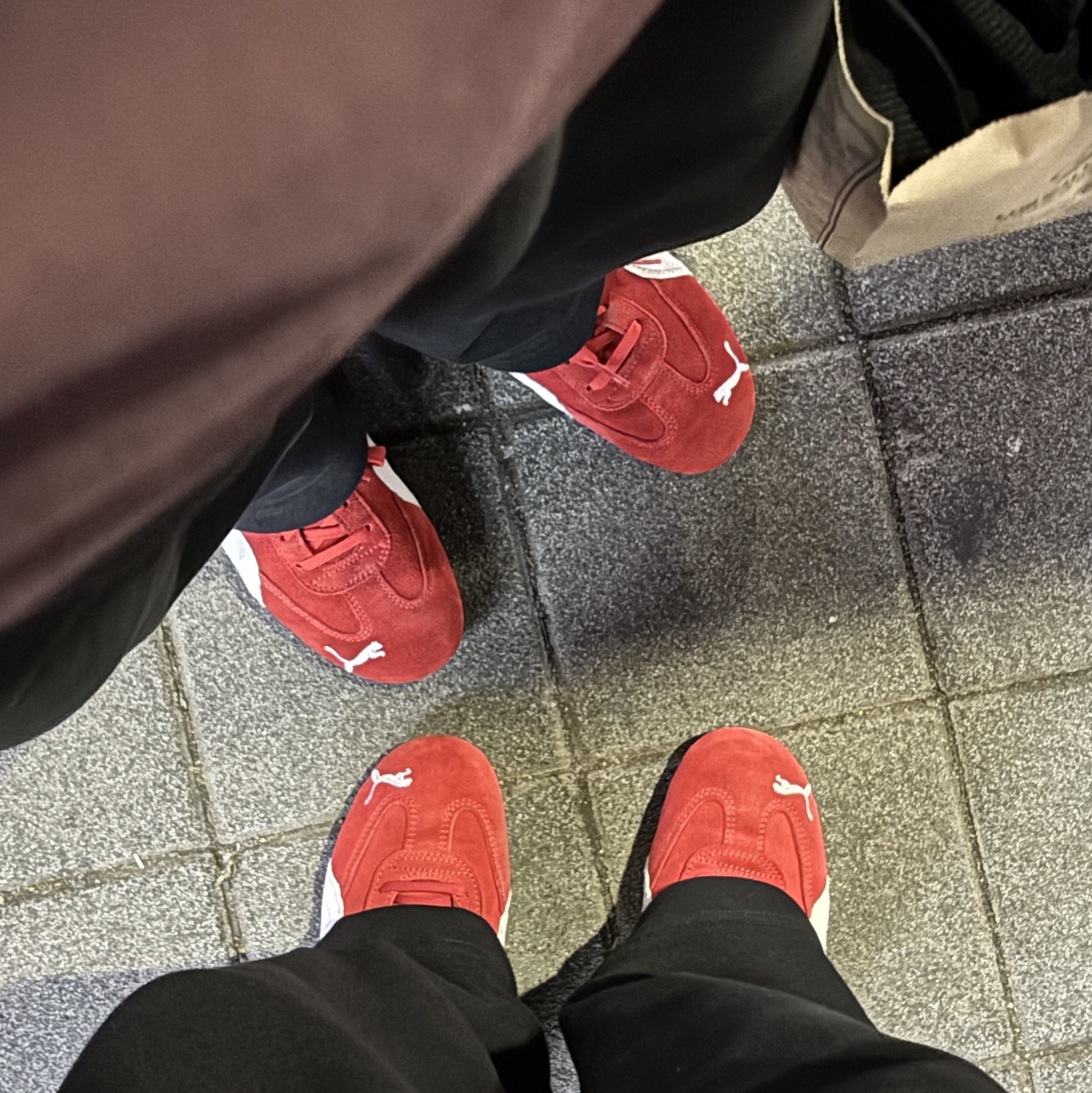 Puma Speedcat OG Red White 착용 스타일