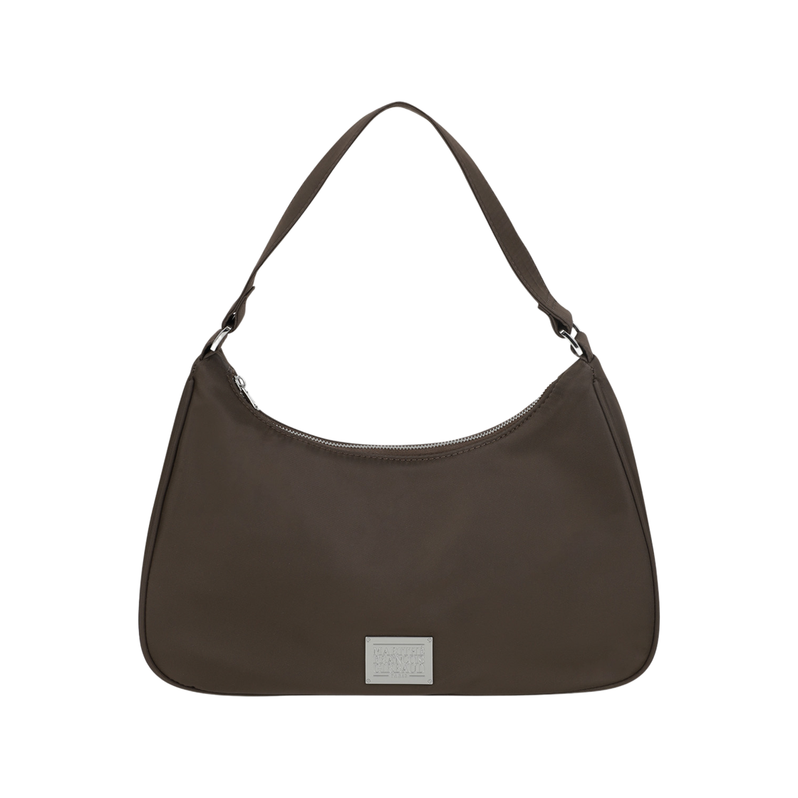 마리떼 프랑소와 저버 클래식 로고 호보백 브라운(Marithe Francois Girbaud Classic Logo Hobo Bag Brown)