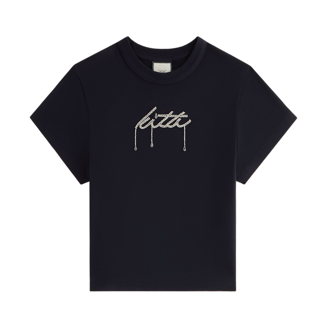 (W) 키스 포 리사 멀버리 빈티지 티어드롭 티셔츠 블랙((W) Kith for Lisa Mulberry Vintage Teardrop Tee Black) - 1