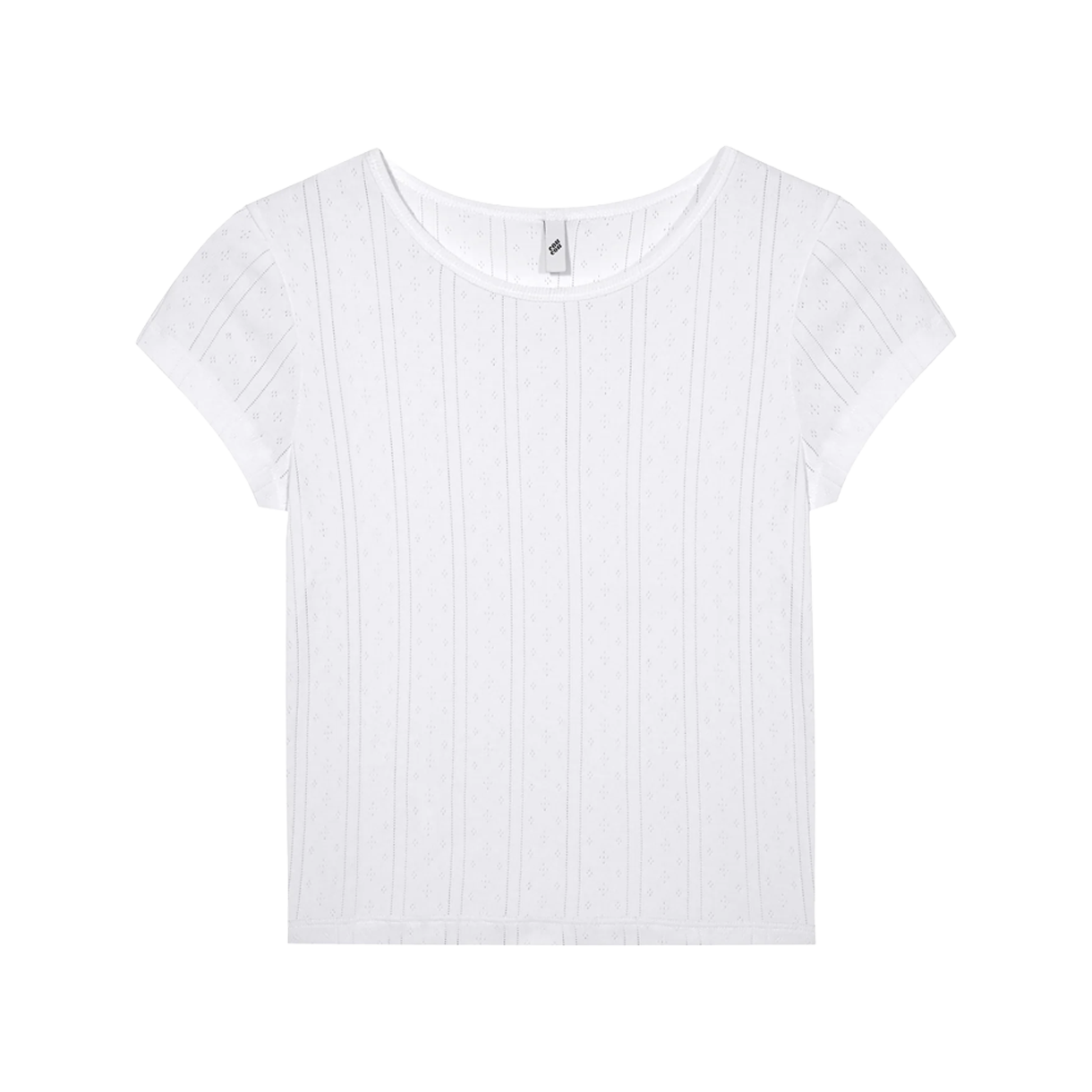 쿠쿠 인티메이트 우먼 더 베이비 티 레귤러 화이트 - 26SS(Cou Cou Intimates Women The Baby Tee Regular White - 26SS)