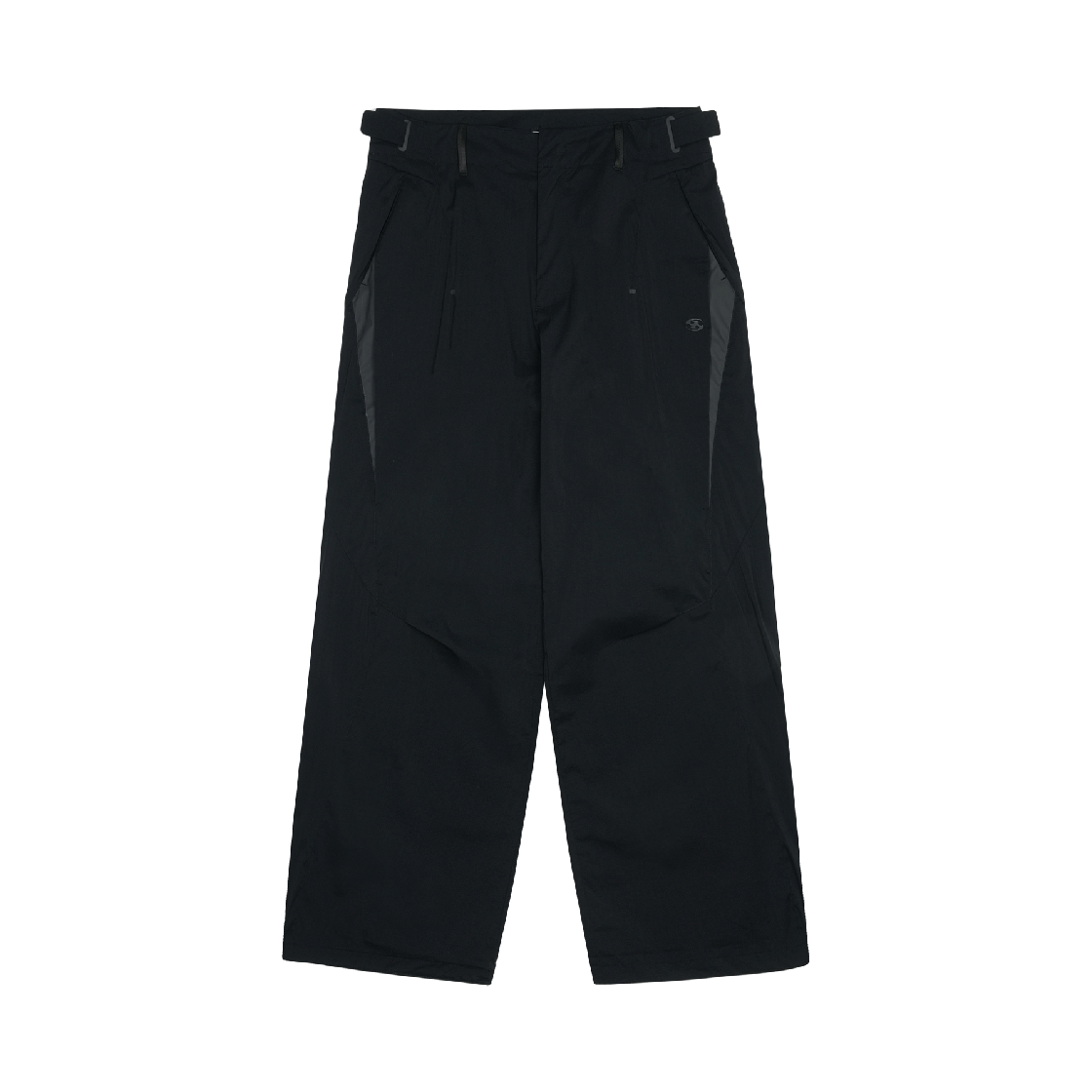 산산기어 웰드 패치드 팬츠 블랙(Sansan Gear Weld Patched Pants Black)