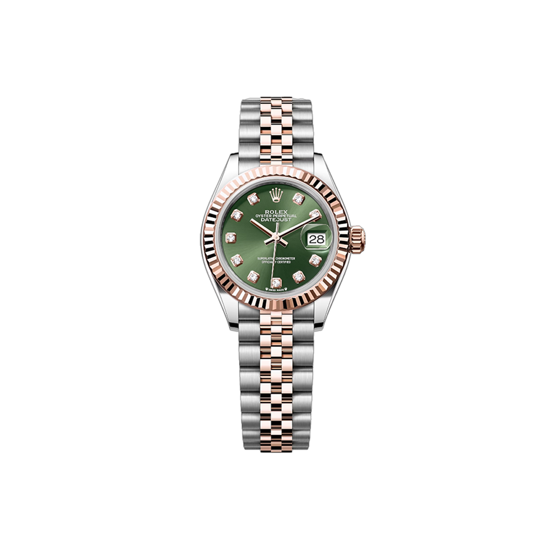 롤렉스 데이저스트 28-279171 올리브그린 10P 쥬빌리 NO.7495(Rolex Datejust 28 - 279171 Olive Green 10P Jubilee No. 7495) - 1