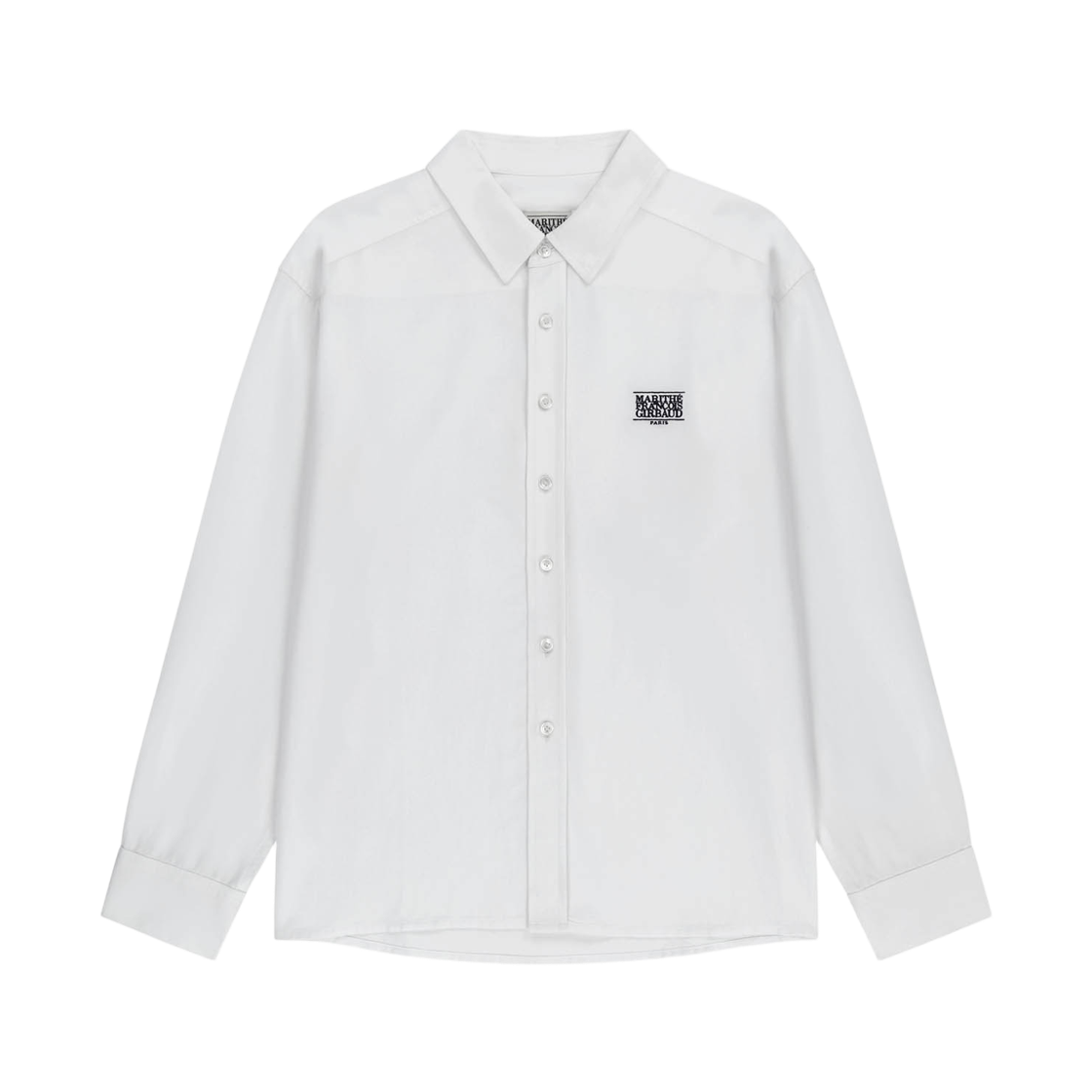- Marithe Francois Girbaud Classic Logo Linen Shirt White