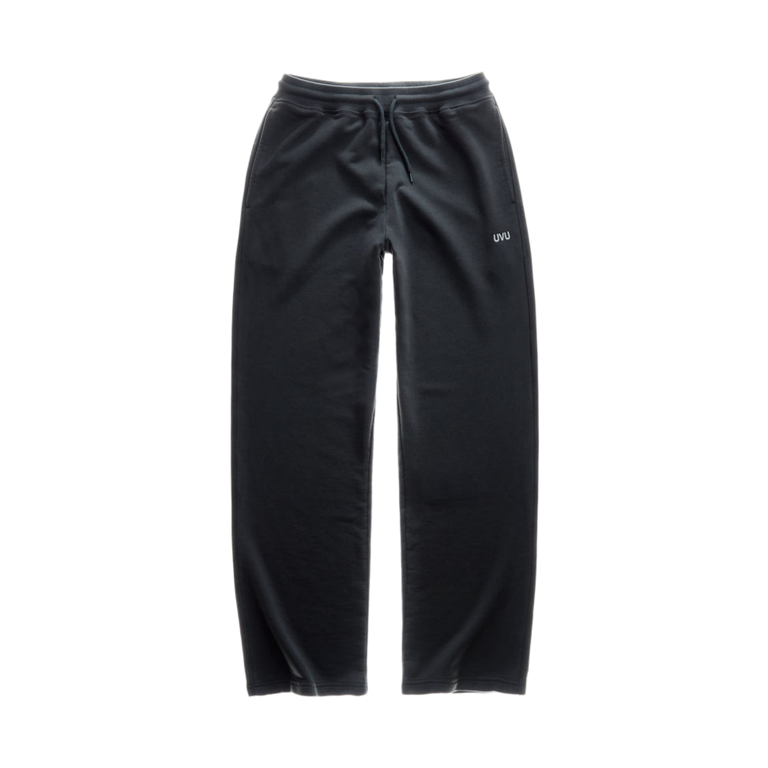 UVU 스트레이트 레그 스웨트팬츠 워시드 블랙(UVU Straight Leg Sweatpants Washed Black)