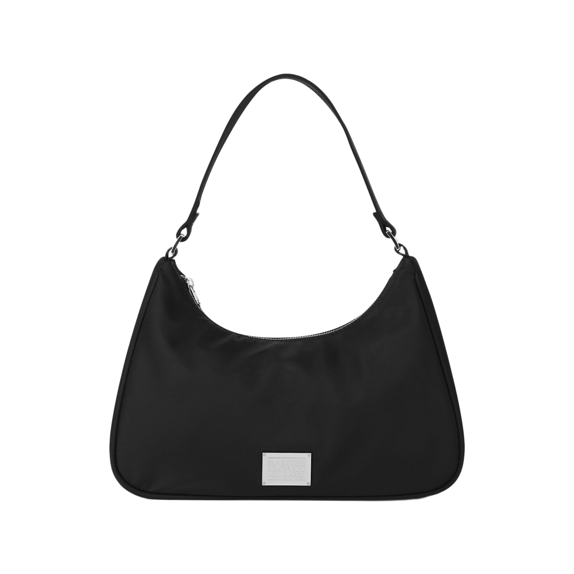 - Marithe Francois Girbaud Classic Logo Hobo Bag Black