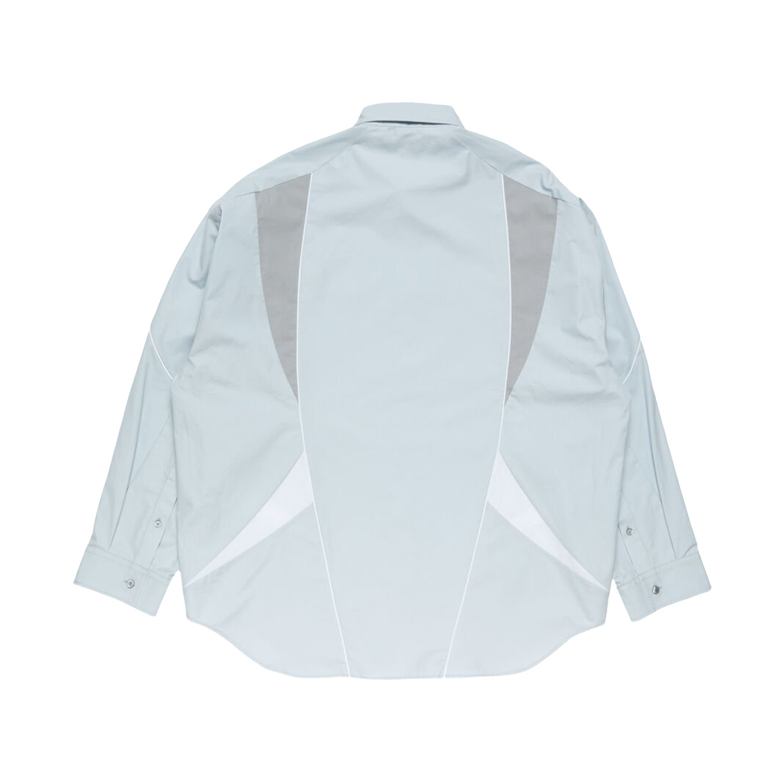 아크네 스튜디오 자수 로고 버튼업 셔츠 콜드 그레이(Acne Studios Embroidered Logo Button-Up Shirt Cold Grey) - 2