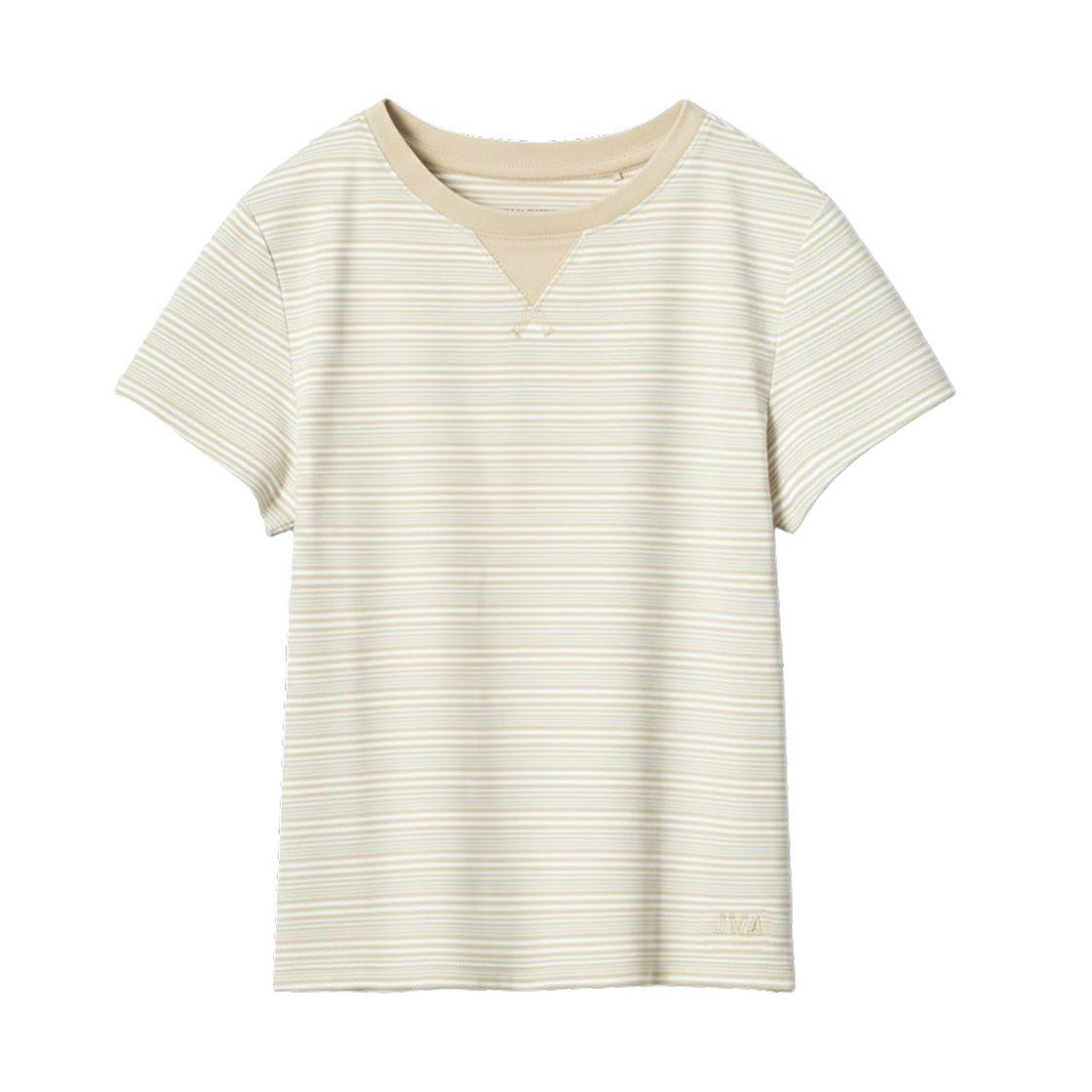 484266-31 (W) Uniqlo x JW Anderson Mini Striped T-Shirt Beige
