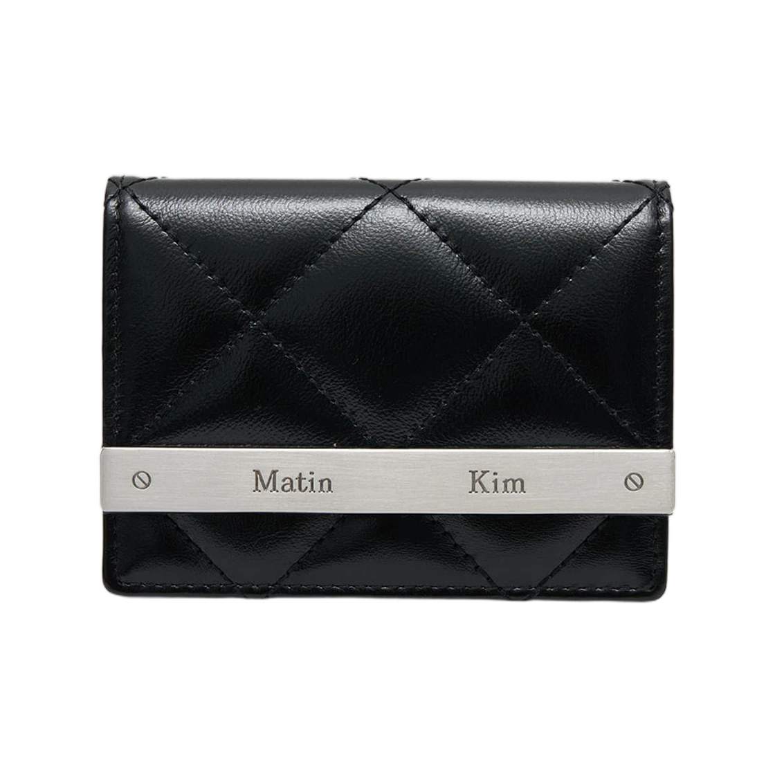 Matin Kim Matin Kim Puff Quilt Wallet In Black · ONE SIZE