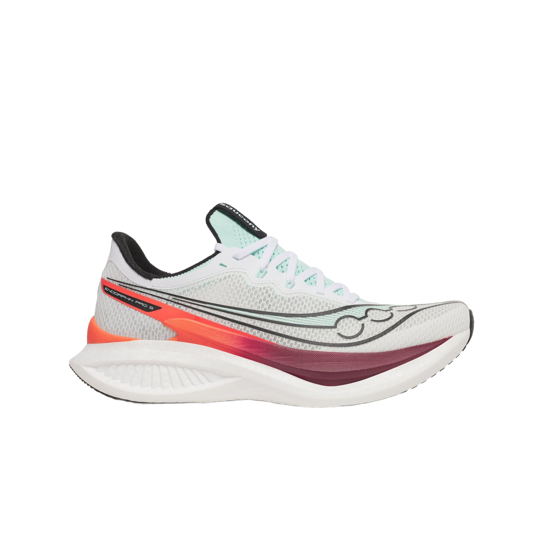 써코니 엔돌핀 프로 5 화이트 크림슨(Saucony Endorphin Pro 5 White Crimson)