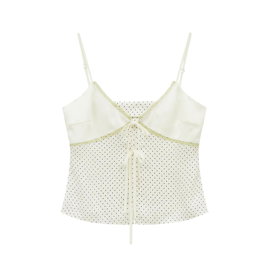 MF2613VT001MCRFR Margarin Fingers Dot Lace Bustier Cream