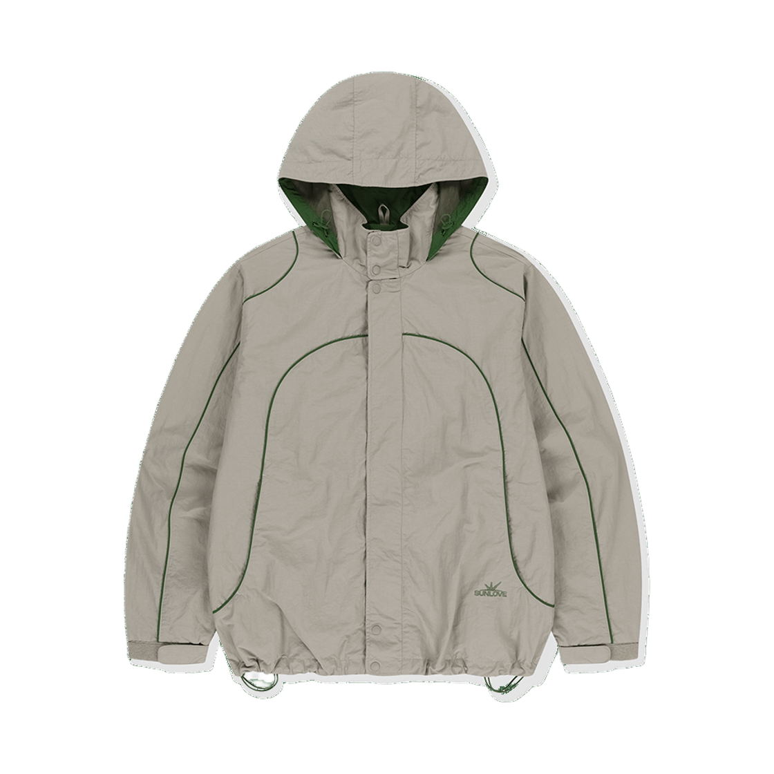 [트리플적립]썬러브 크레센트 윈드브레이커 스톤