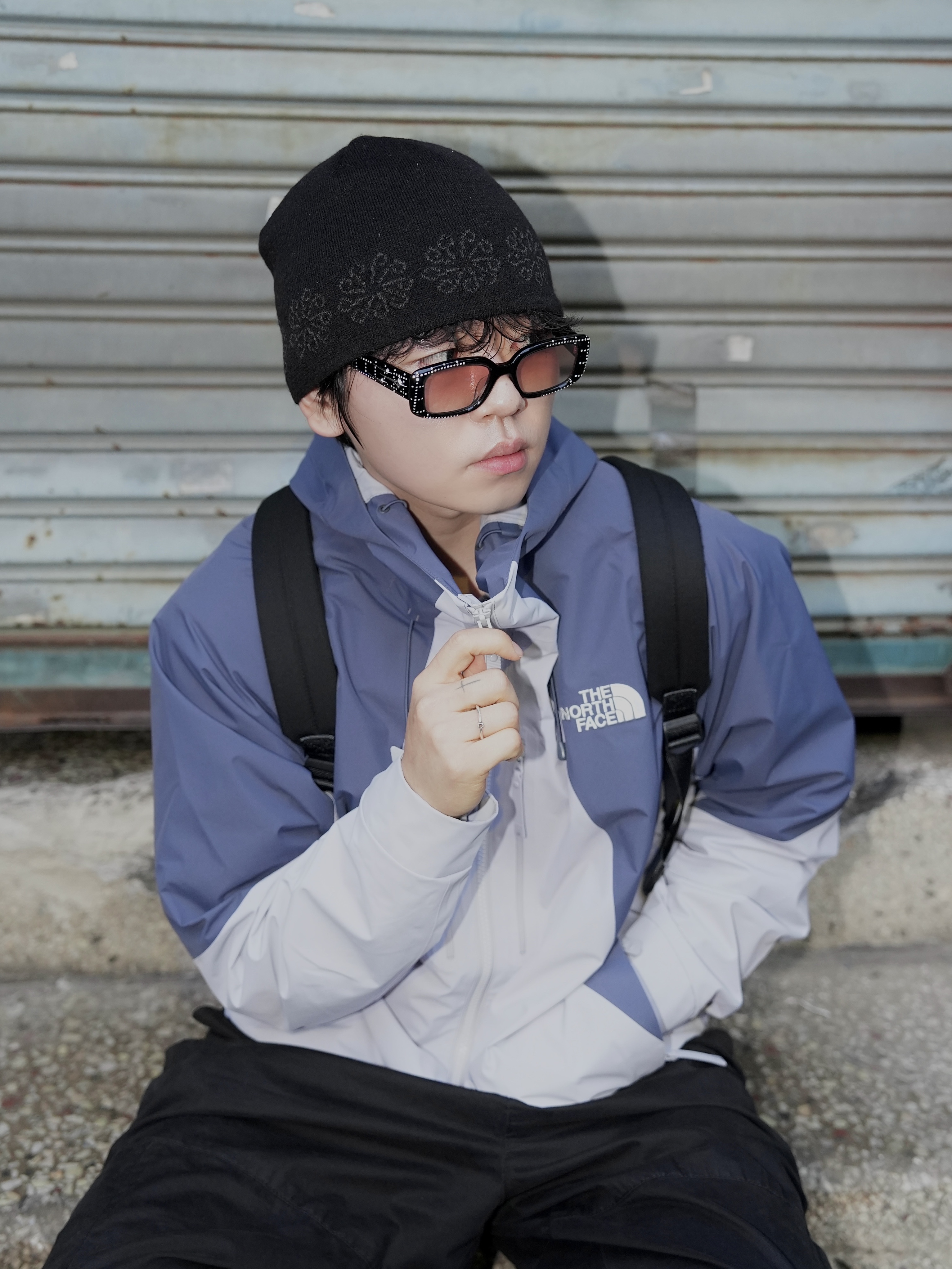 (W) Asics x Kiko Kostadinov Gel-Flammae Blue Ironclad 착용 스타일 - 3