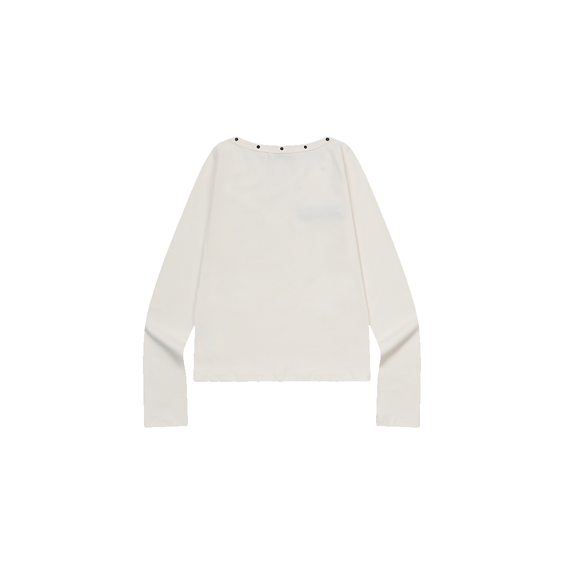 무센트 데본 브이넥 긴팔 티 (2컬러) 아이보리(MUCENT Devon V-neck Long Sleeve T (2Color) Ivory) - 2