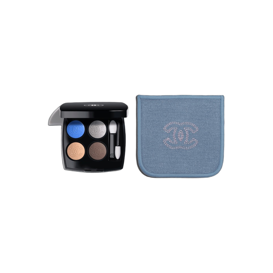 샤넬 레 꺄트르 옹브르 아이섀도우 팔레트 29 코코 진 리미티드 데님 메이크업 컬렉션(Chanel Les 4 Ombres Eyeshadow Palette 29 Coco Jean Limited Denim Makeup Collection)