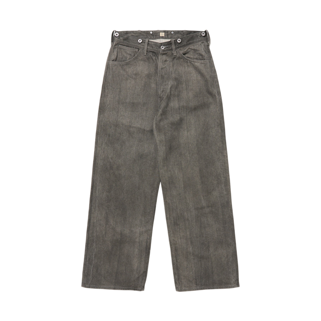 타이가 타카하시 로트 209 버클백 트라우저 핸드 드로운 수미(Taiga Takahashi Lot.209 Buckle-Backed Trousers Hand Drawn Sumi)