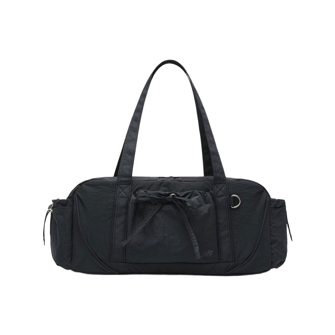 뉴발란스 글로시 리본 더플백 블랙(New Balance Glossy Ribbon Duffle Bag Black)