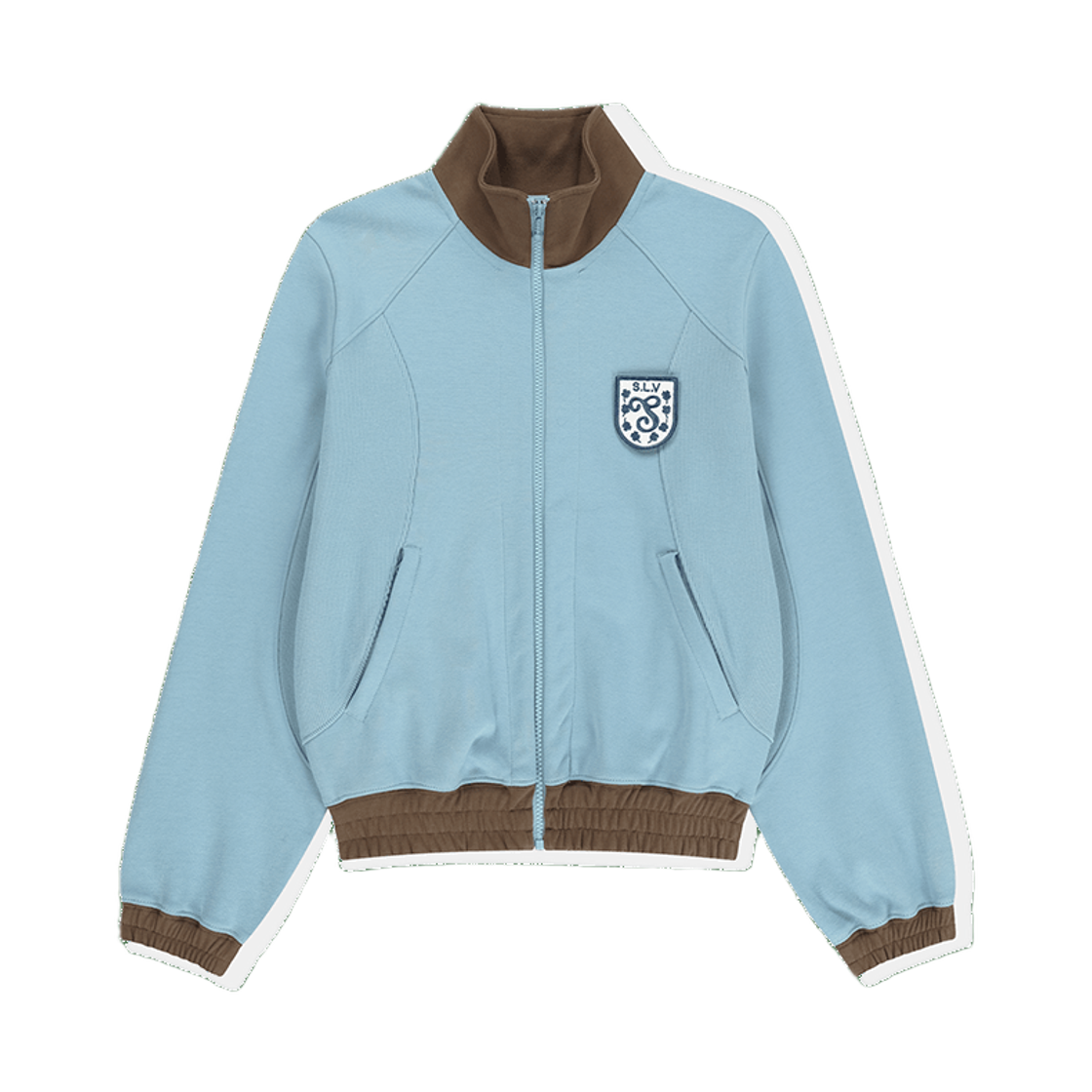 [트리플적립]썬러브 크레스트 트랙 자켓 블루([트리플적립]SUNLOVE Crest Track Jacket Blue)