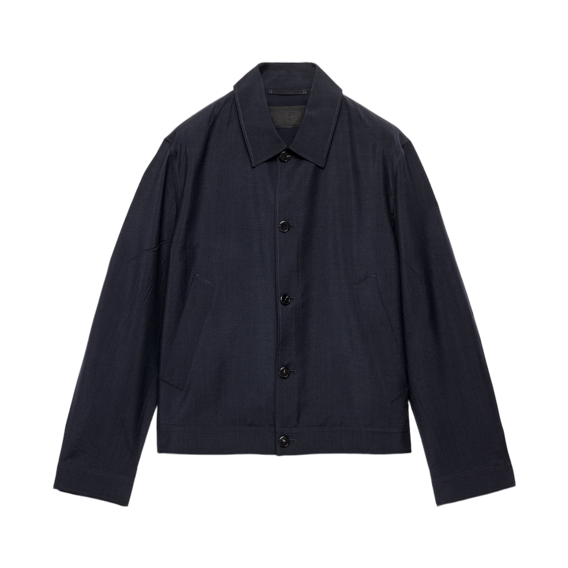 SGD124-17LK-F0008 Prada Mohair and Wool Blouson Jacket Navy