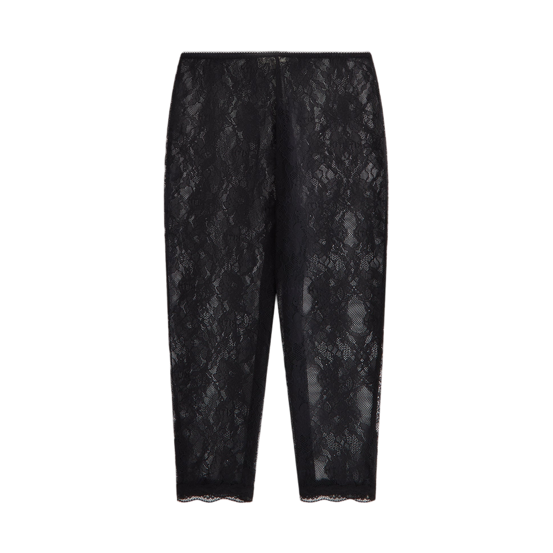 (W) 키스 포 리사 끌로에 레이스 카프리 블랙((W) Kith for Lisa Chloe Lace Capri Black)