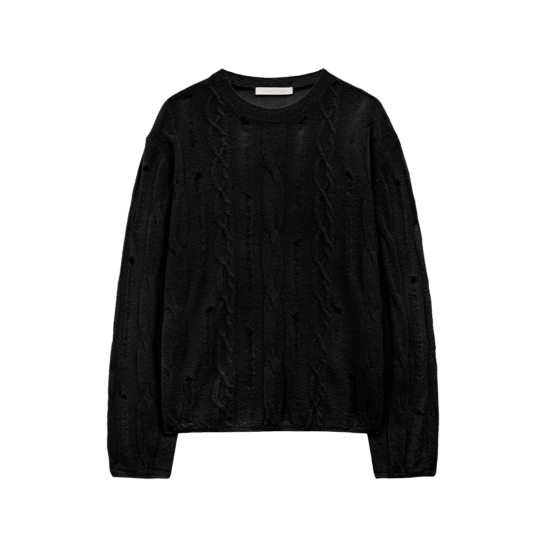 MF2613KN002MBBFR Margarin Fingers Cable Damage Pullover Black
