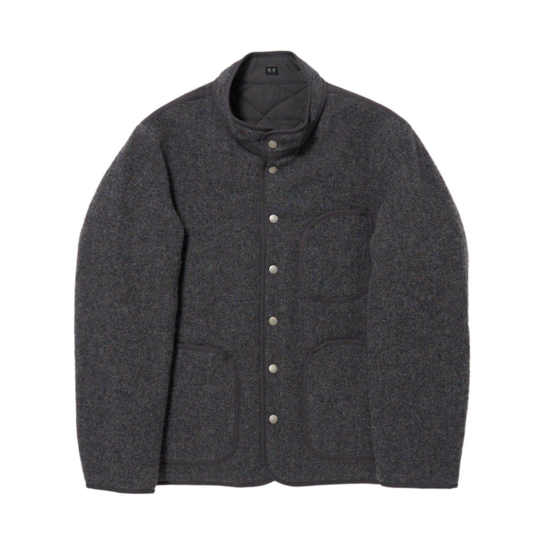 - Taiga Takahashi Lot.323 Quilt Lining Blanket Jacket Gray