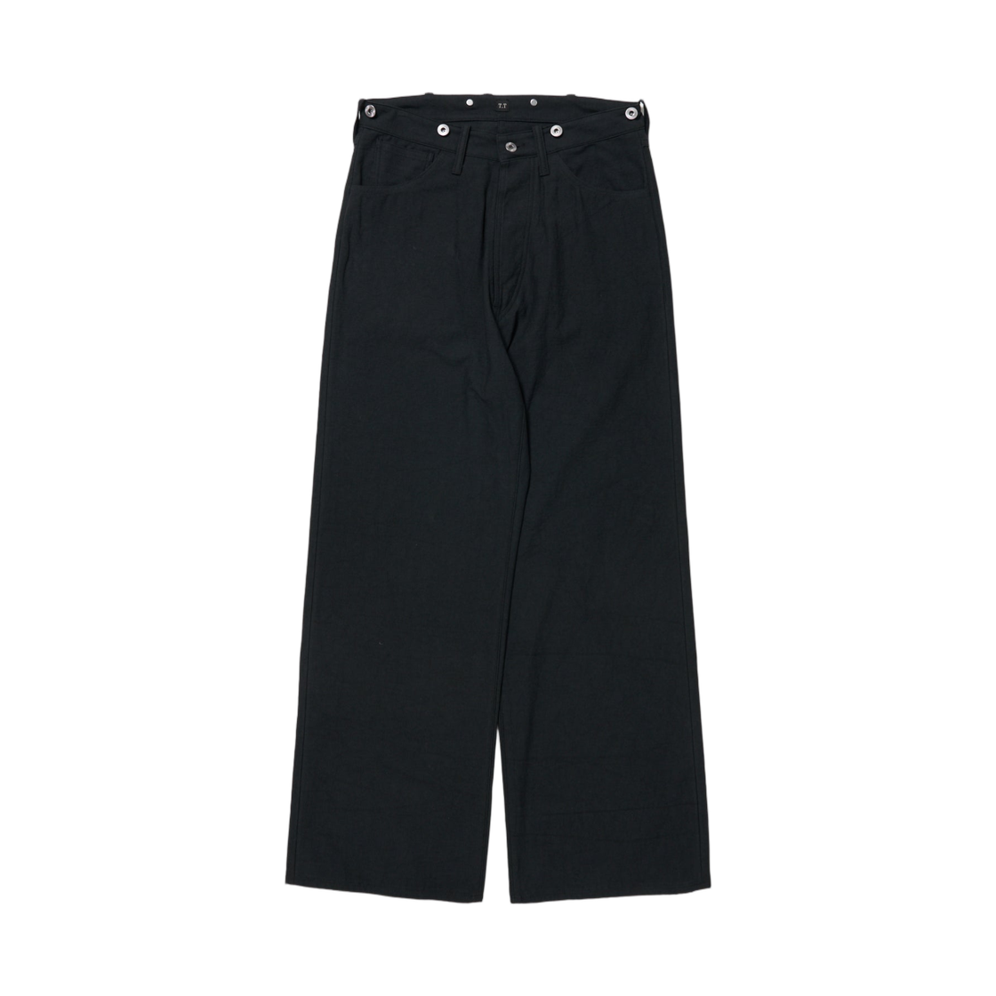 타이가 타카하시 로트 209 버클백 트라우저 블랙(Taiga Takahashi Lot.209 Buckle-Backed Trousers Black) - 1