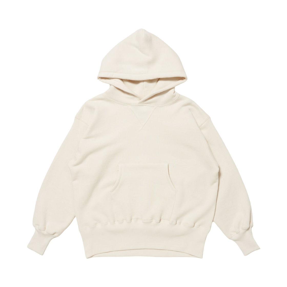 - Taiga Takahashi Lot.606 Hooded Sweat Shirt Ivory