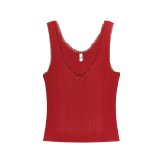[KREAM 단독] Cou Cou Intimates Women The Scoop Tank Cherry Red - 26SS