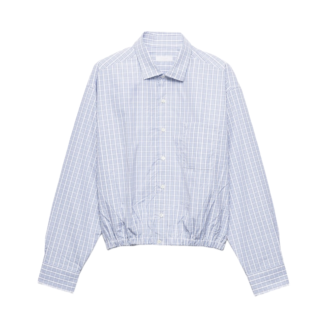 SC814-189L-F0V5N Prada Cotton Shirt White Light Blue