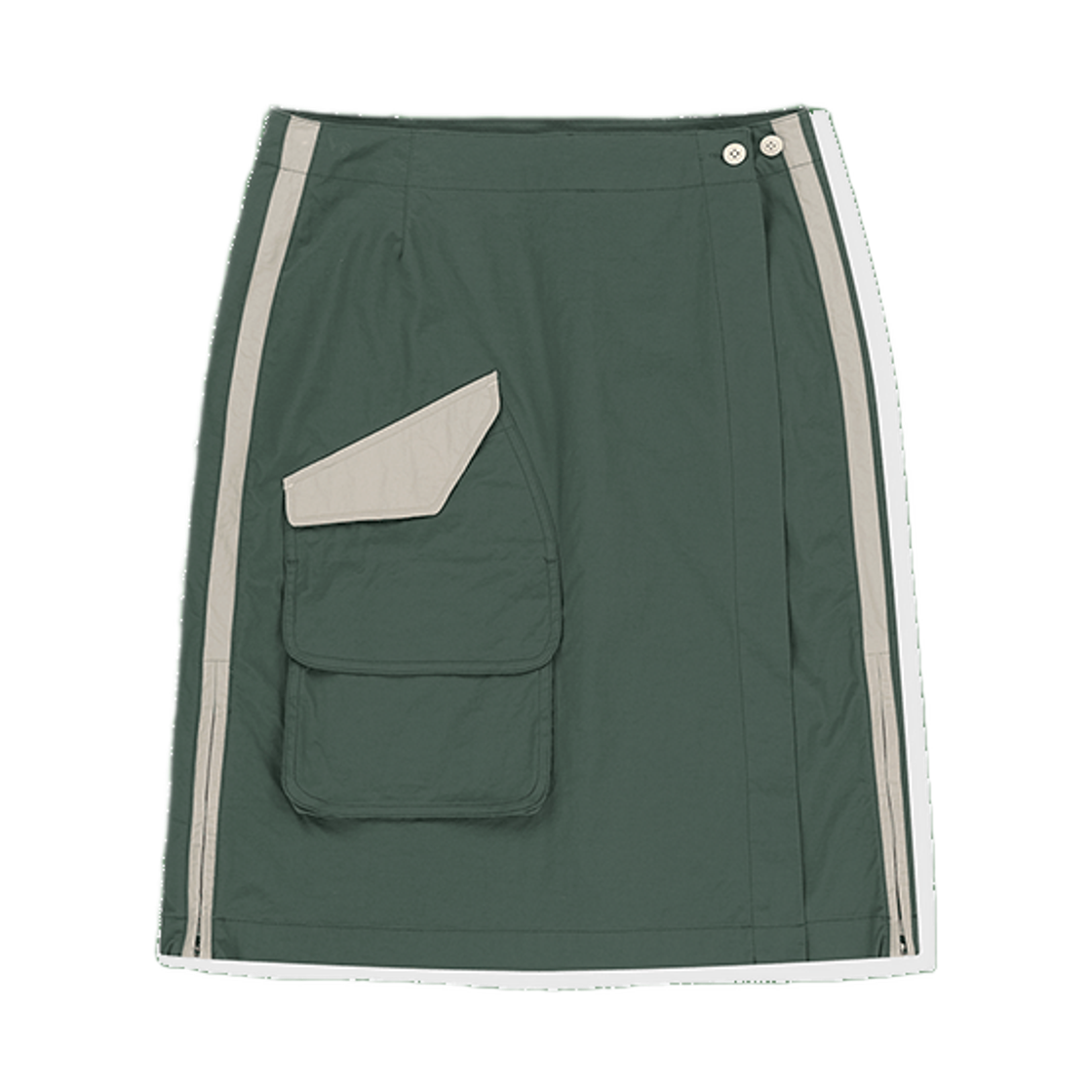 [트리플적립]썬러브 우먼스 필드 랩 스커트 그린([트리플적립]SUNLOVE W Field Wrap Skirt Green)