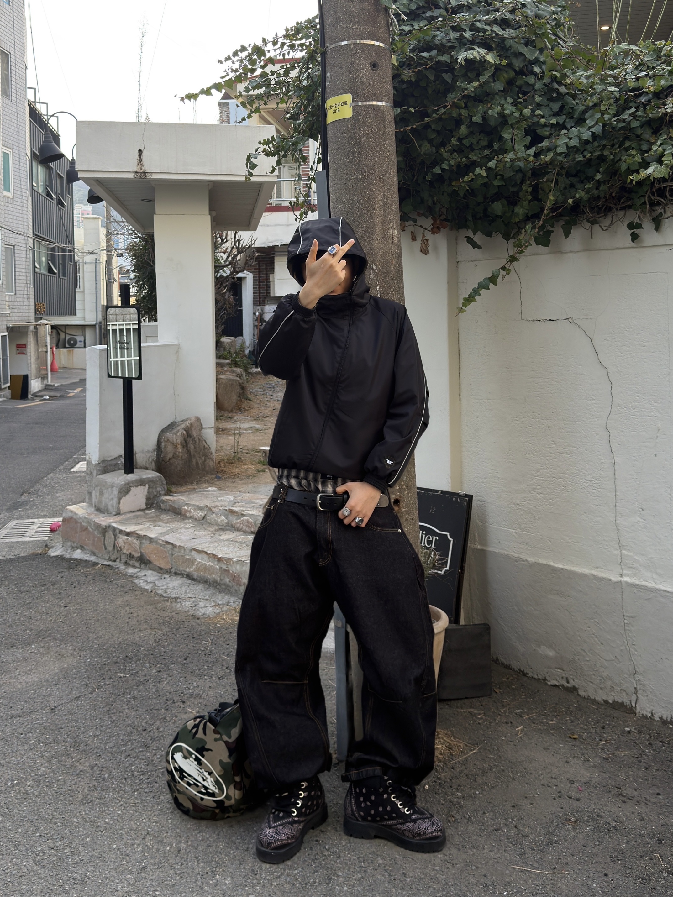 Nike x Stussy Skull Cap Black, Stussy Boxer Shorts Multi (3 Pack) 착용 스타일 - 2