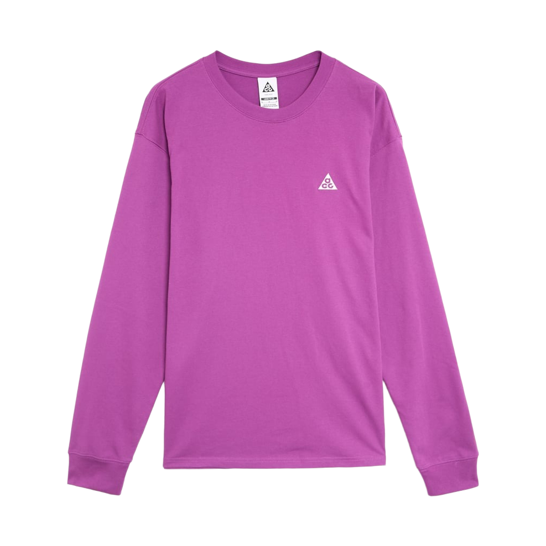 FQ3739-506 Nike ACG Long Sleeve T-Shirt Bold Berry Summit White - Asia