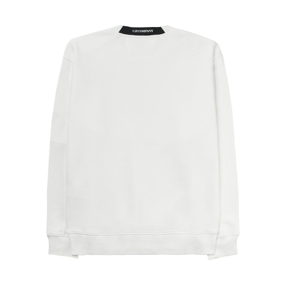 C.P. 컴퍼니 다이애그널 레이즈드 플리스 크루넥 렌즈 스웨트셔츠 거즈 화이트 - 25FW(C.P. Company Diagonal Raised Fleece Crewneck Lens Sweatshirt Gauze White - 25FW) - 2