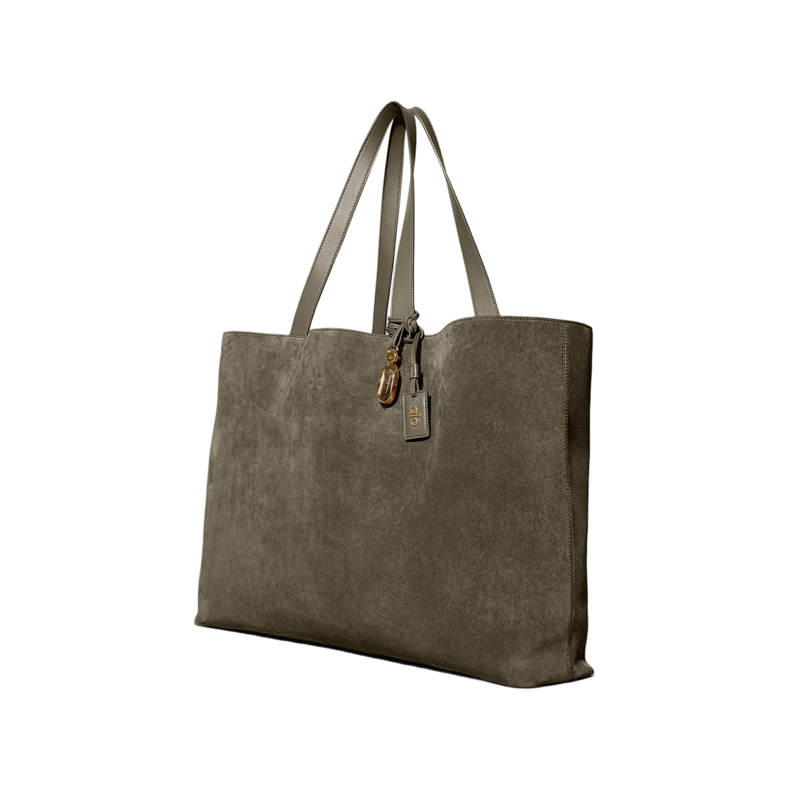 알로 요가 트랜퀼리티 토트 올리브 트리 스웨이드(Alo Yoga Tranquility Tote Olive Tree Suede) - 2
