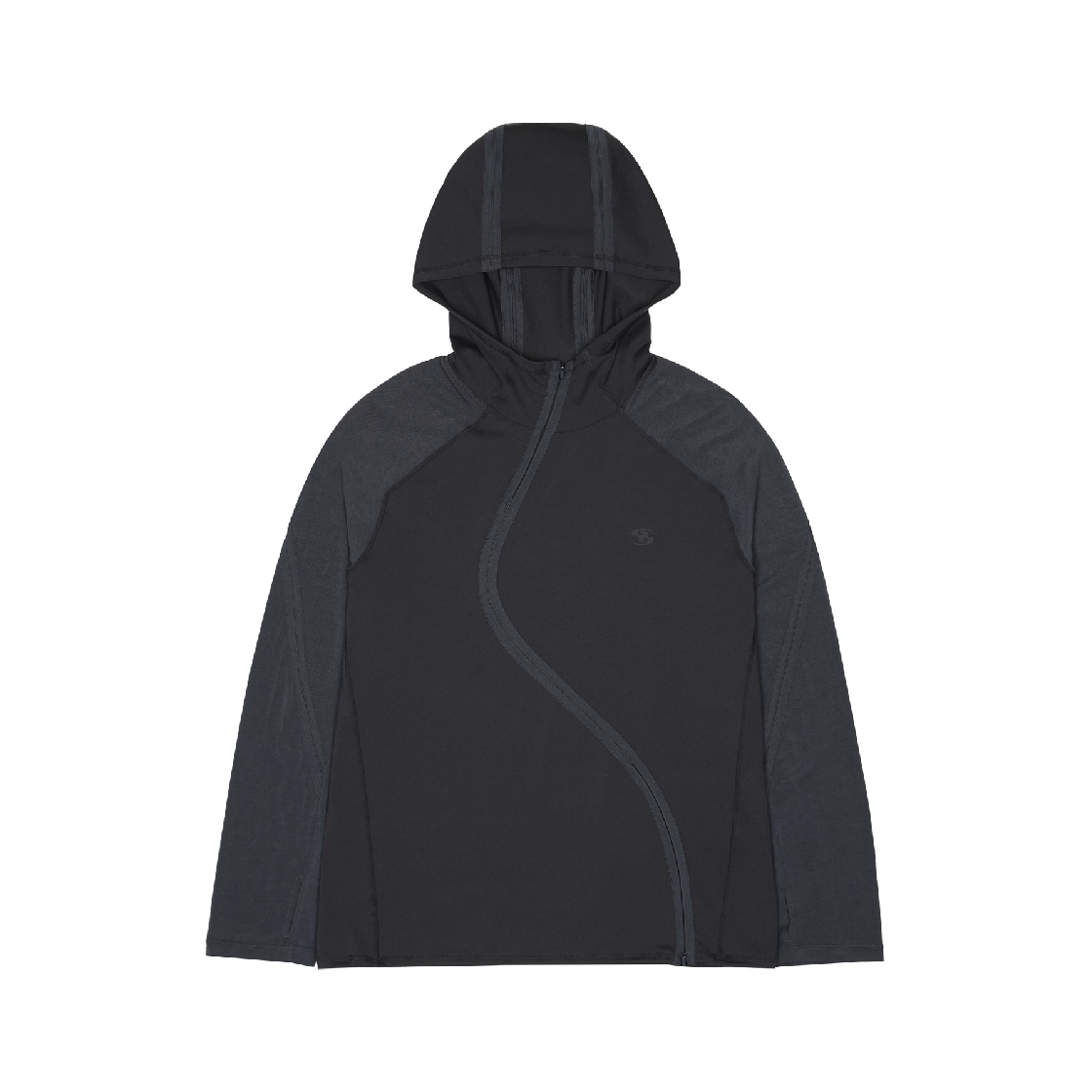 산산기어 웨이브 롱 슬리브 블루 차콜(Sansan Gear Wave Long Sleeve Blue Charcoal)