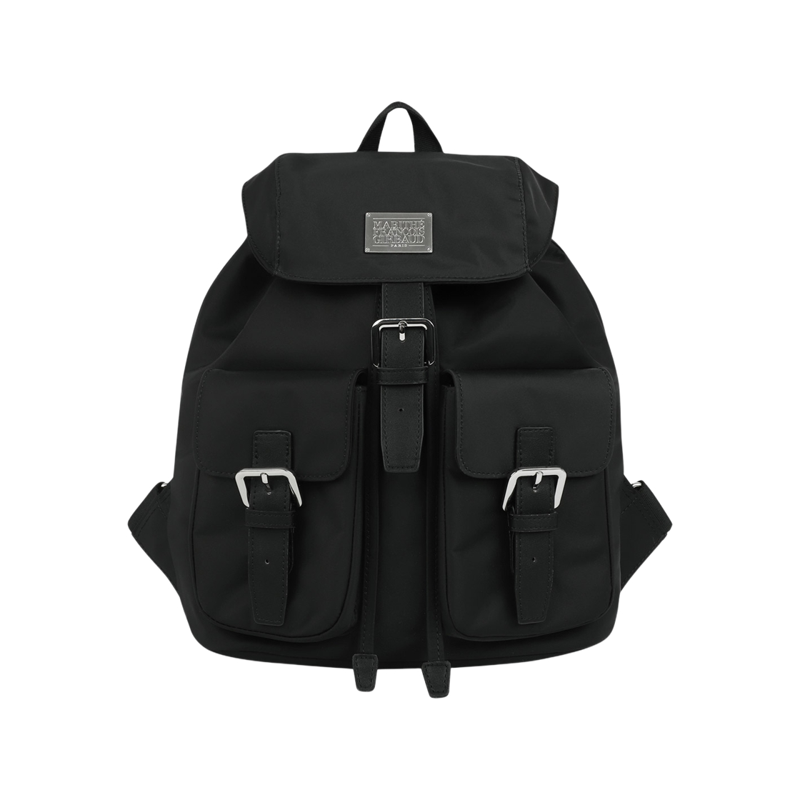 마리떼 프랑소와 저버 클래식 로고 스몰 백팩 블랙(Marithe Francois Girbaud Classic Logo Small Backpack Black)