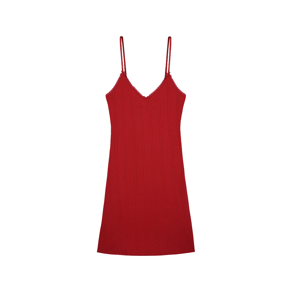 쿠쿠 인티메이트 우먼 더 캐미 슬립 체리 레드 - 26SS(Cou Cou Intimates Women The Cami Slip Cherry Red - 26SS)