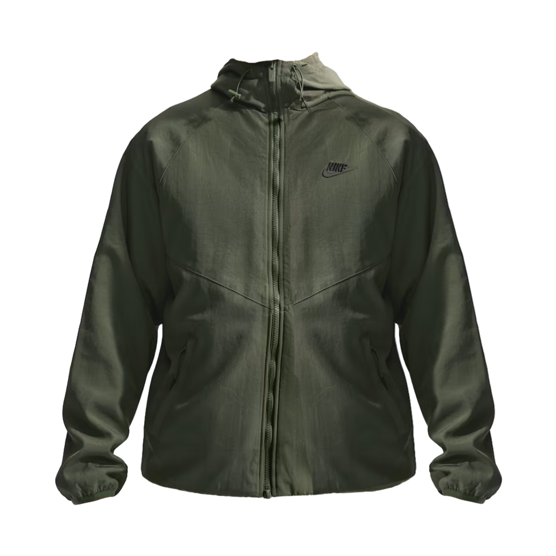IQ3757-325 Nike Winterized Woven Hooded Jacket Cargo Khaki Black (IQ3757-325)