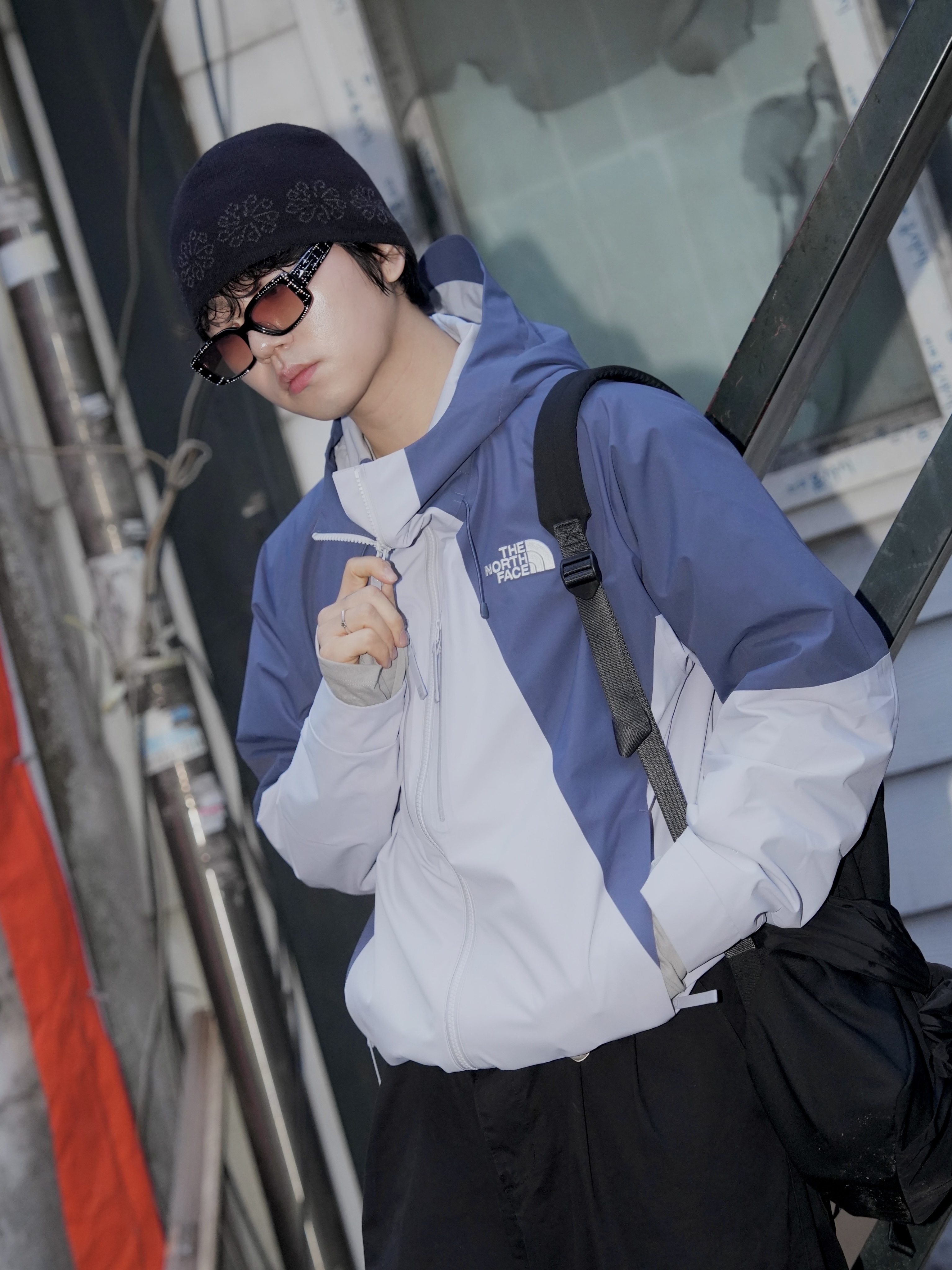 (W) Asics x Kiko Kostadinov Gel-Flammae Blue Ironclad 착용 스타일 - 6