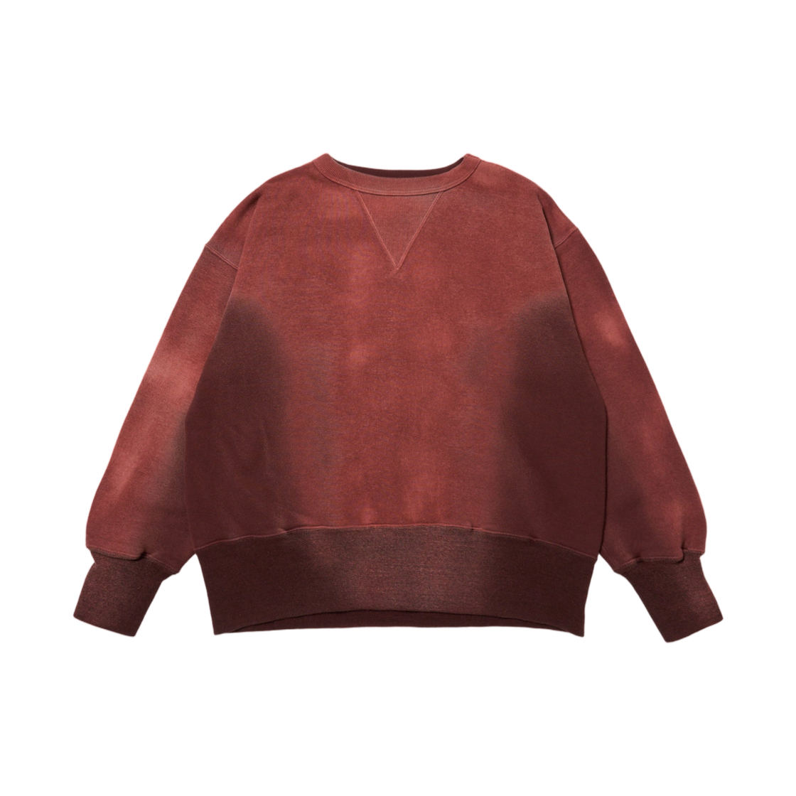- Taiga Takahashi Lot.603 Sweat Shirt Bleached Burgundy