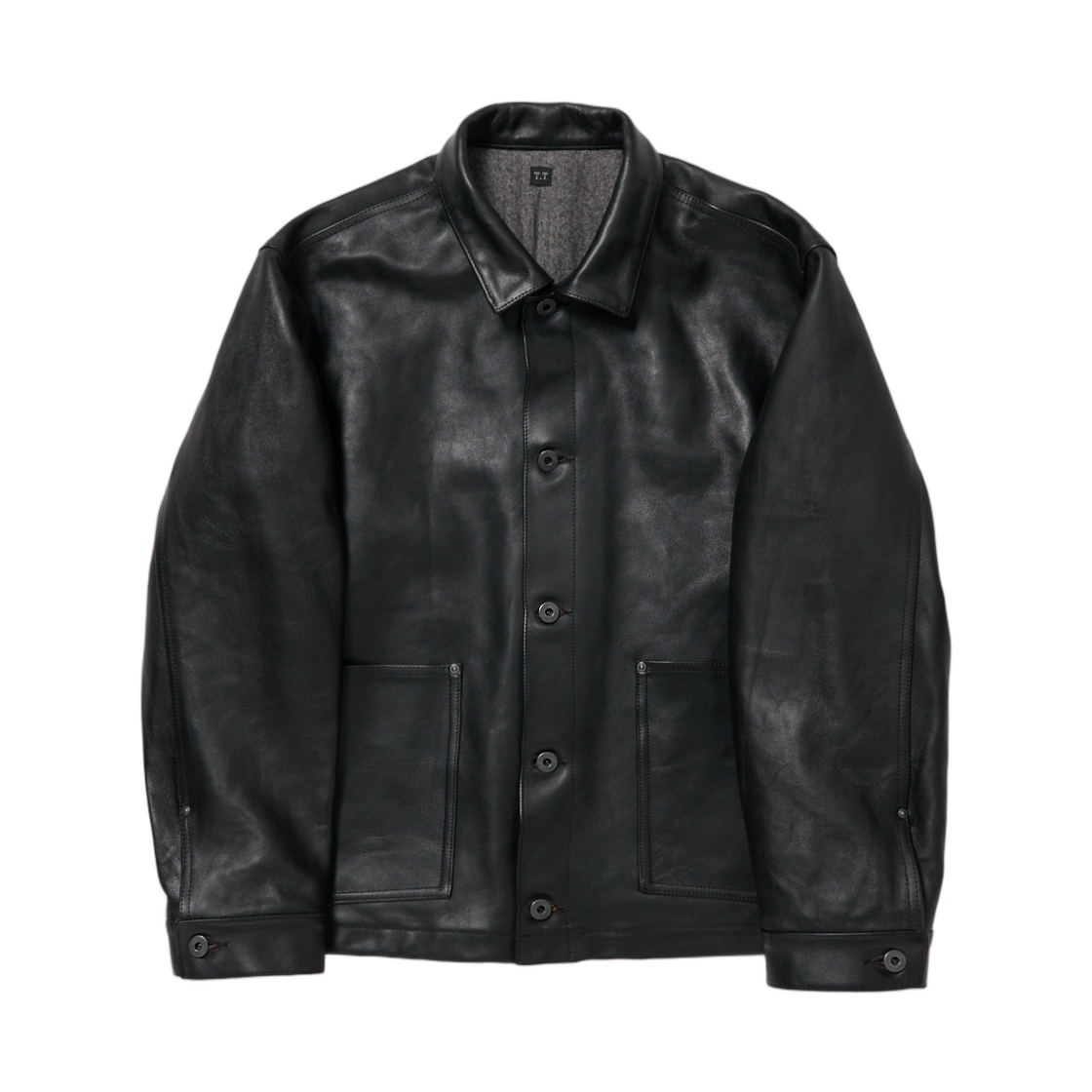 - Taiga Takahashi Lot.804 Leather Jacket C.1930's Black