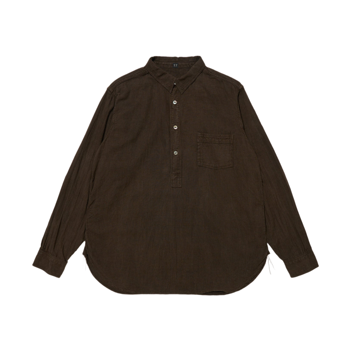 - Taiga Takahashi Lot.103 Work Shirt P/O Mud Dyed Brown