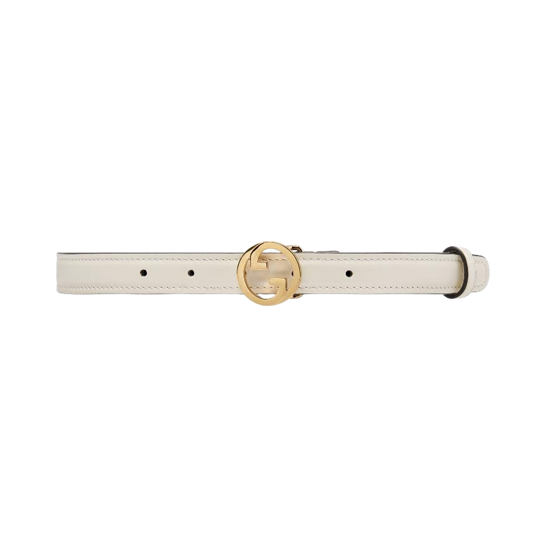 723073-US10G-9022 (W) Gucci Blondie Thin Belt White