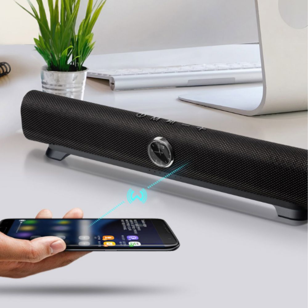 브리츠 BA-MK15 올인원 2채널 PC사운드바 블루투스 스피커 아날로그 시계(BRITZ BA-MK15 All-in-One 2-Channel PC Soundbar Bluetooth Speaker Analog Clock) - 4