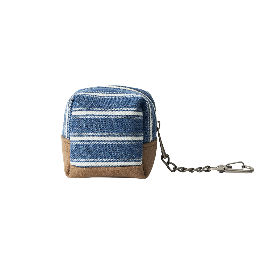 세터 스트라이프 미니 파우치 키링 블루(SATUR Stripe Mini Pouch Keyring Blue) - 2