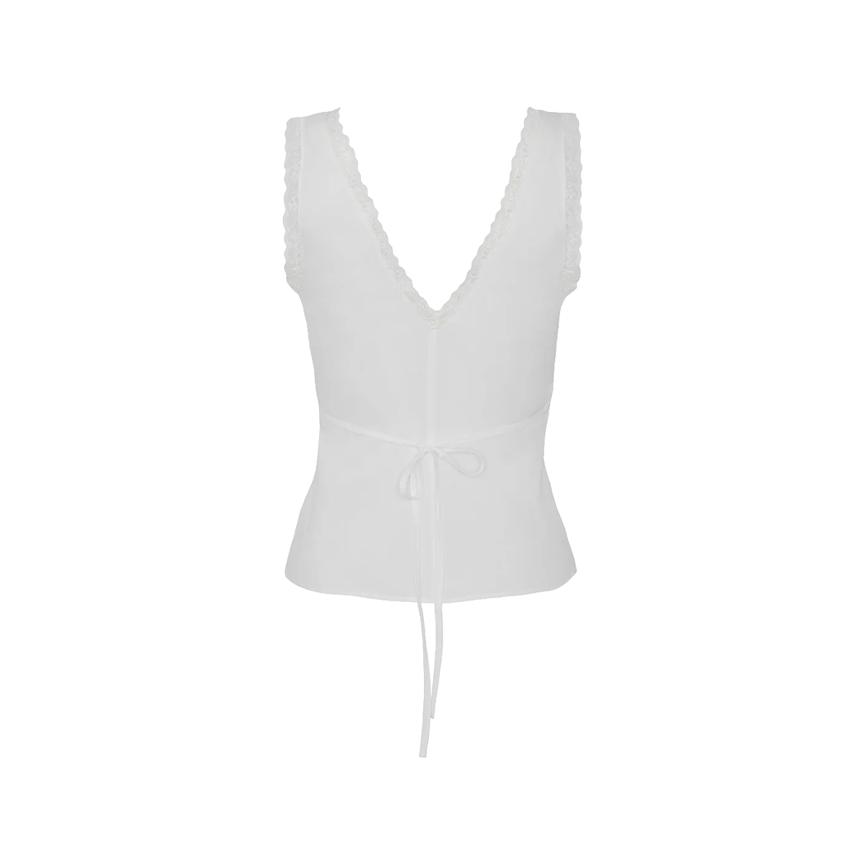 쿠쿠 인티메이트 우먼 더 아이리스 탱크 화이트 - 26SS(Cou Cou Intimates Women The Iris Tank White - 26SS) - 2
