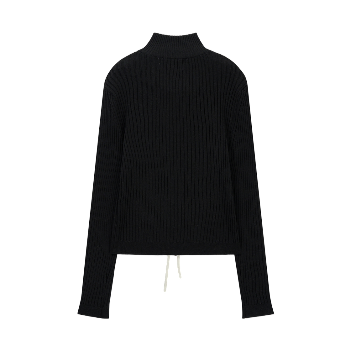 (W) 마뗑킴 핸드크래프트 슬림핏 가디건 블랙((W) Matin Kim Handcraft Slim Fit Cardigan In Black) - 2