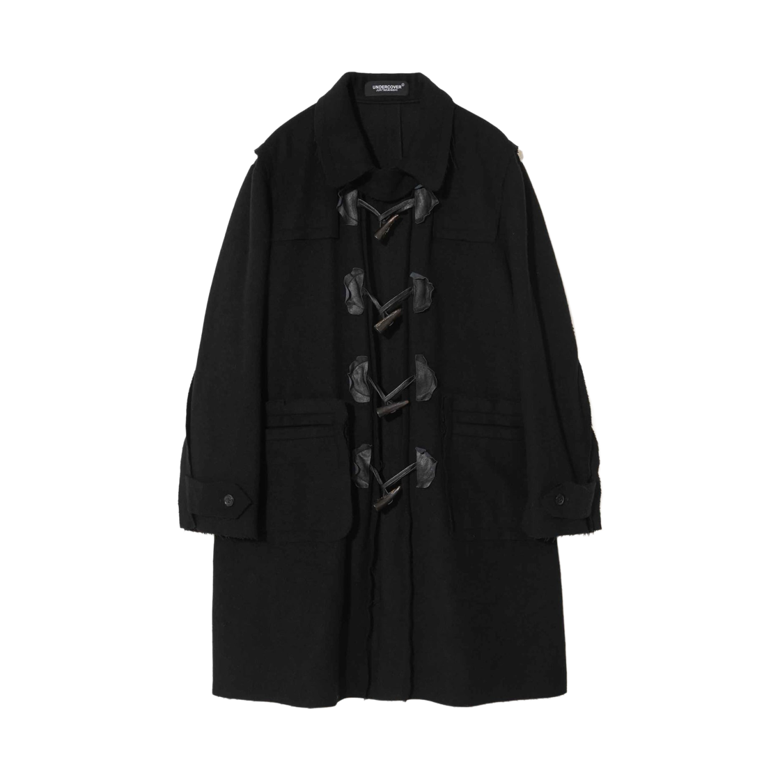 언더커버 UC2E9303-4 울 더플 코트 블랙(Undercover UC2E9303-4 Wool Duffle Coat Black)