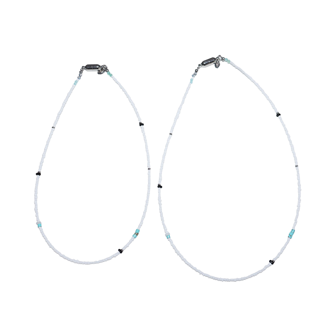 니로 세렌디피티 로니 비즈 네클리스 #139 화이트(NiRO.SERENDiPiTY Ronii Beads Necklace #139 White)