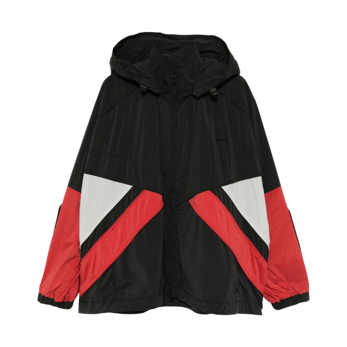 JC5739P115 Juun.J Logo Embroidered Jacket Black Red - 25FW